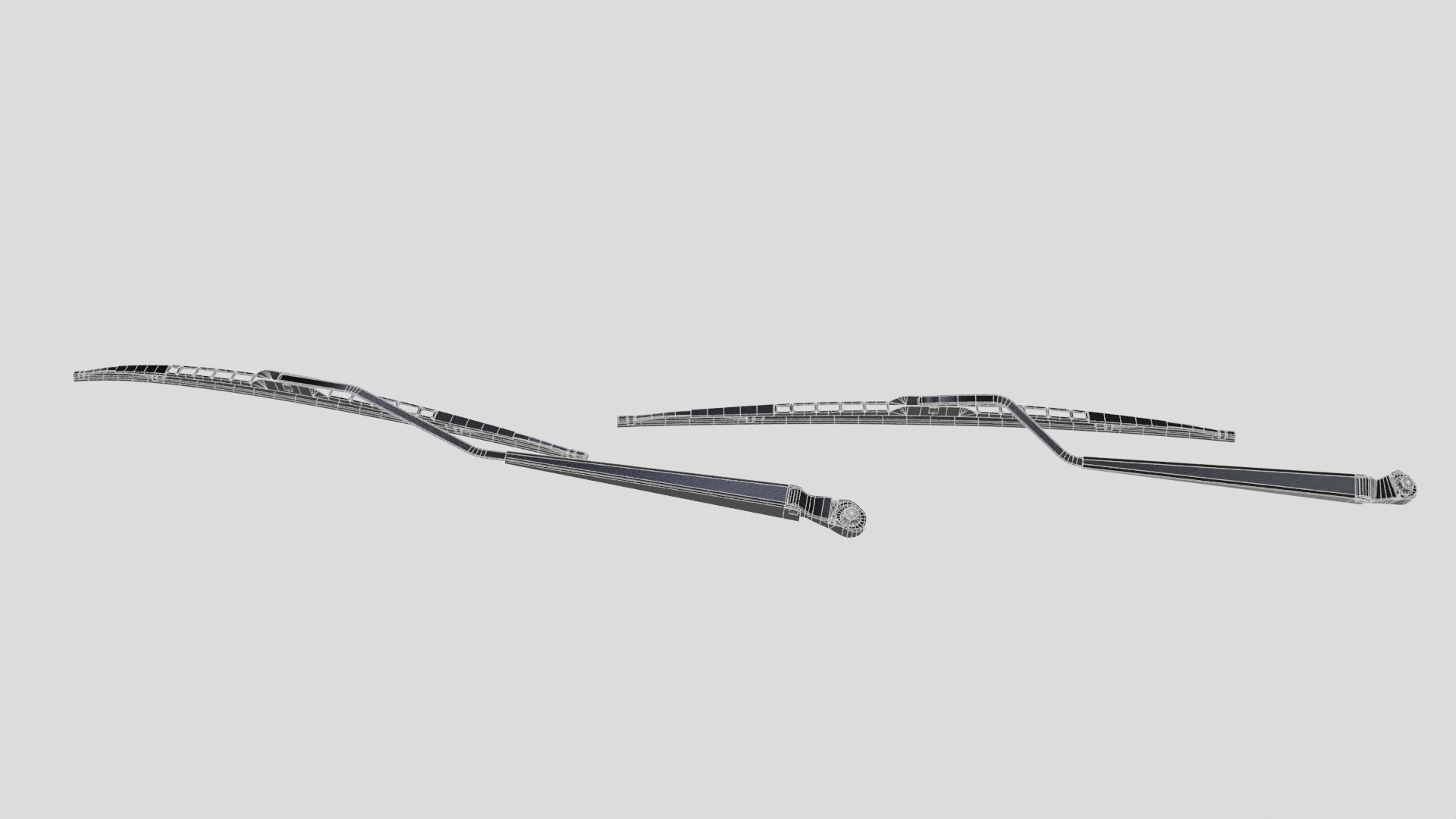 Wiper Blade Low-poly 3D model_7