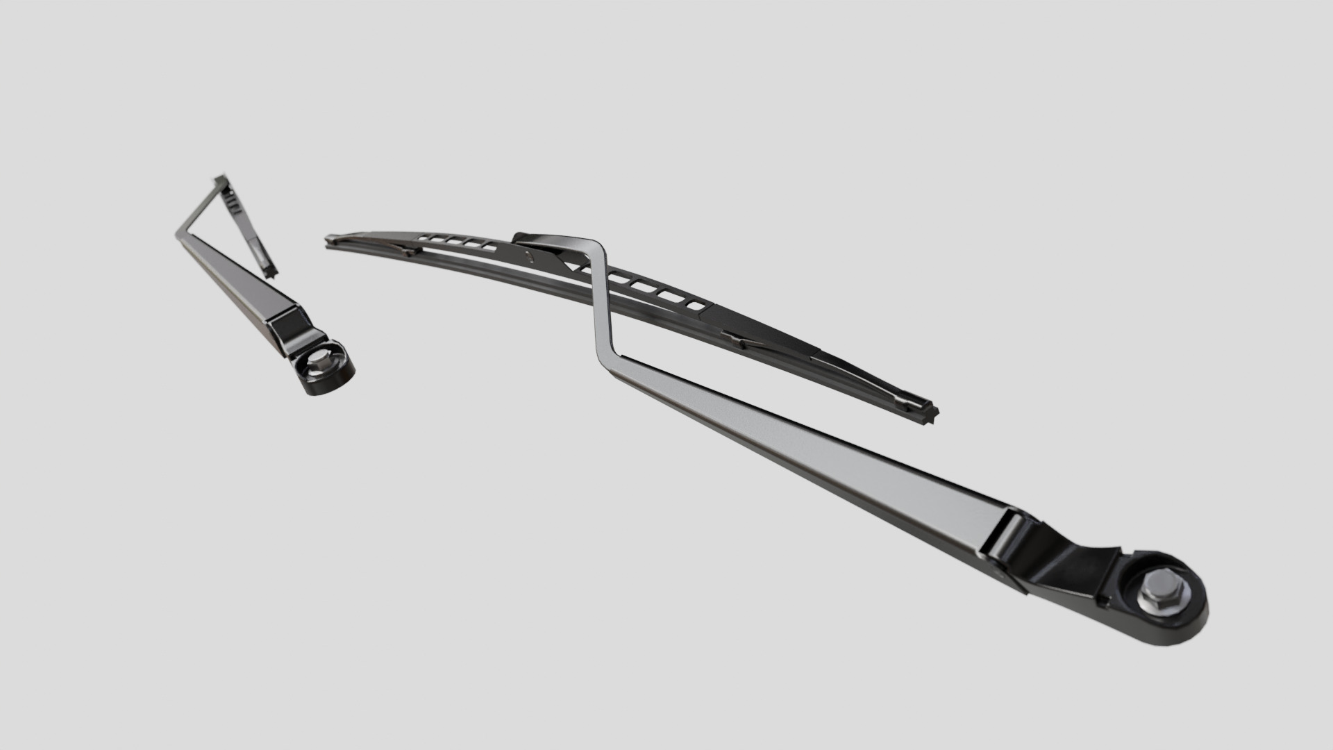 Wiper Blade Low-poly 3D model_1