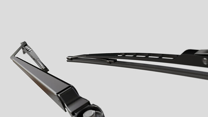 Wiper Blade Low-poly 3D model 7