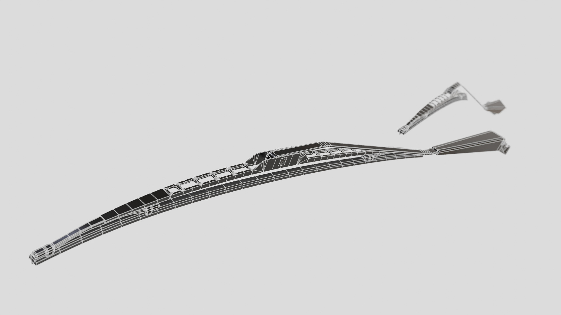 Wiper Blade Low-poly 3D model_9