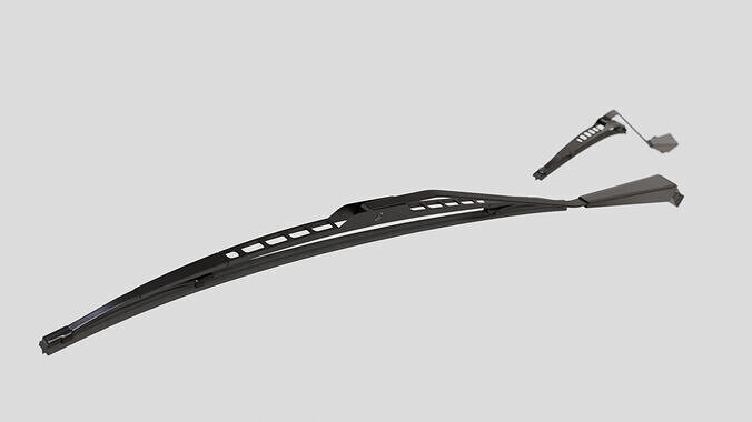 Wiper Blade Low-poly 3D model 3