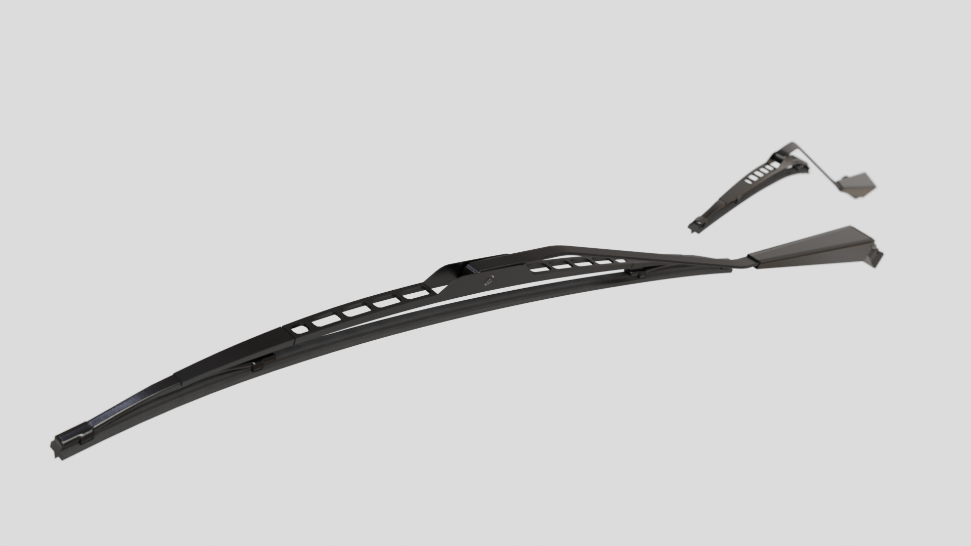 Wiper Blade Low-poly 3D model_2
