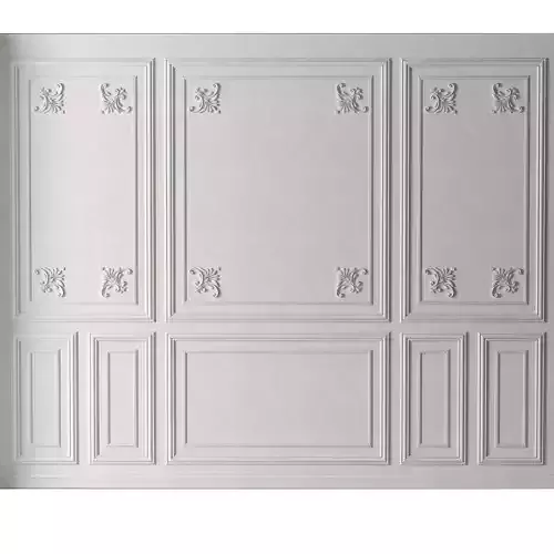 Classic 3D Wall Panel with Ornament Design for Interior Decor 4