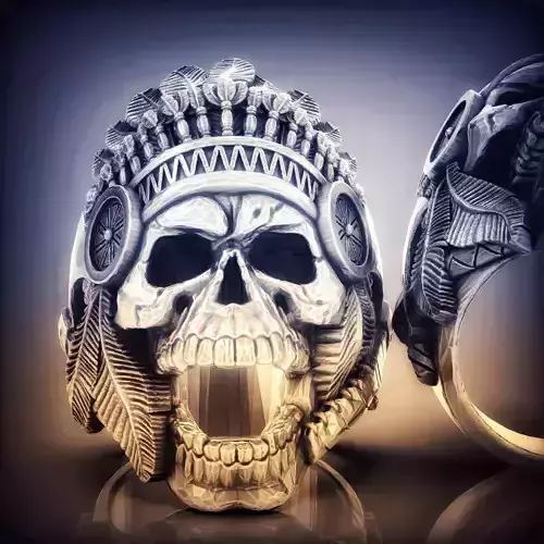 Skull Ring V03