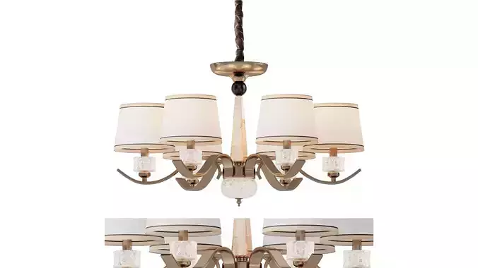 Luminous Hexa Chandelier