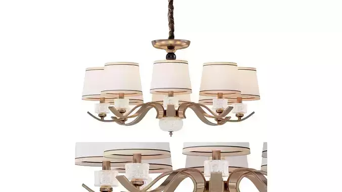 Opulent Octa Chandelier