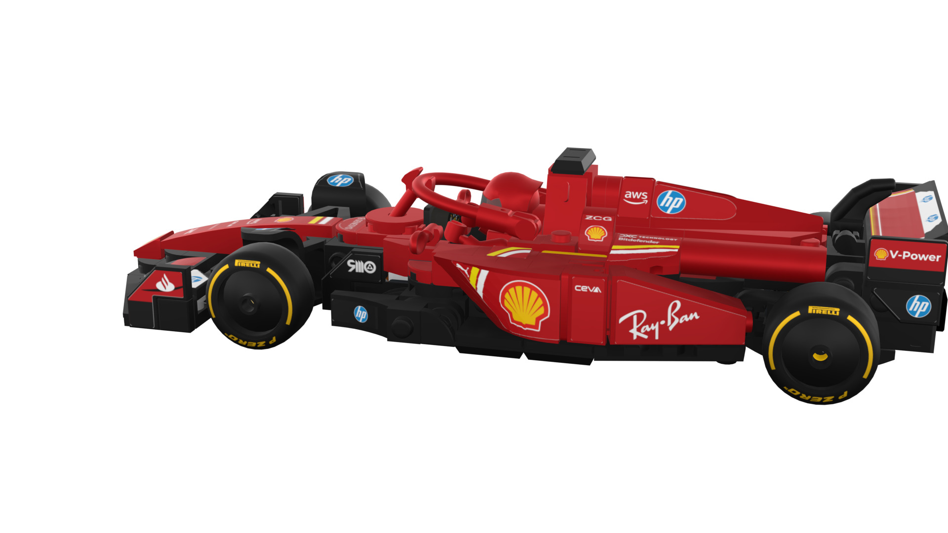 Wikibricks3D - 77242  Ferrari SF-24 --- Full Decal 3D print model_94