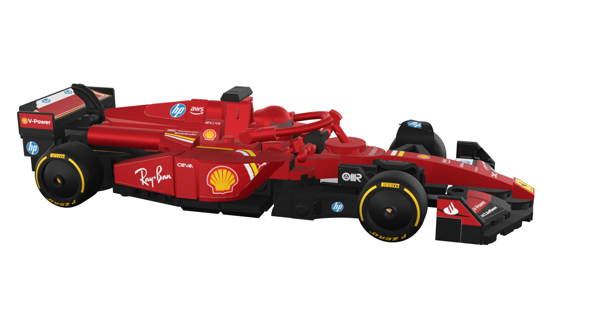Wikibricks3D - 77242  Ferrari SF-24 --- Full Decal 3D print model_87