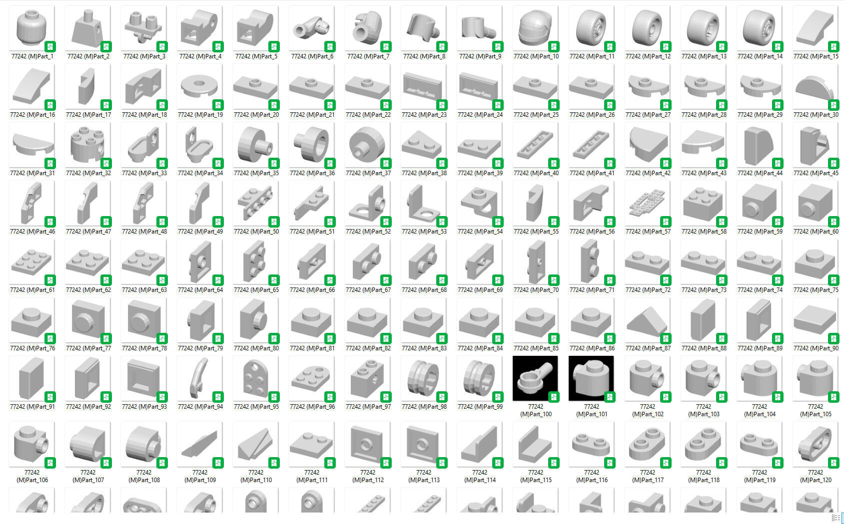 Wikibricks3D - 77242  Ferrari SF-24 --- Full Decal 3D print model_5