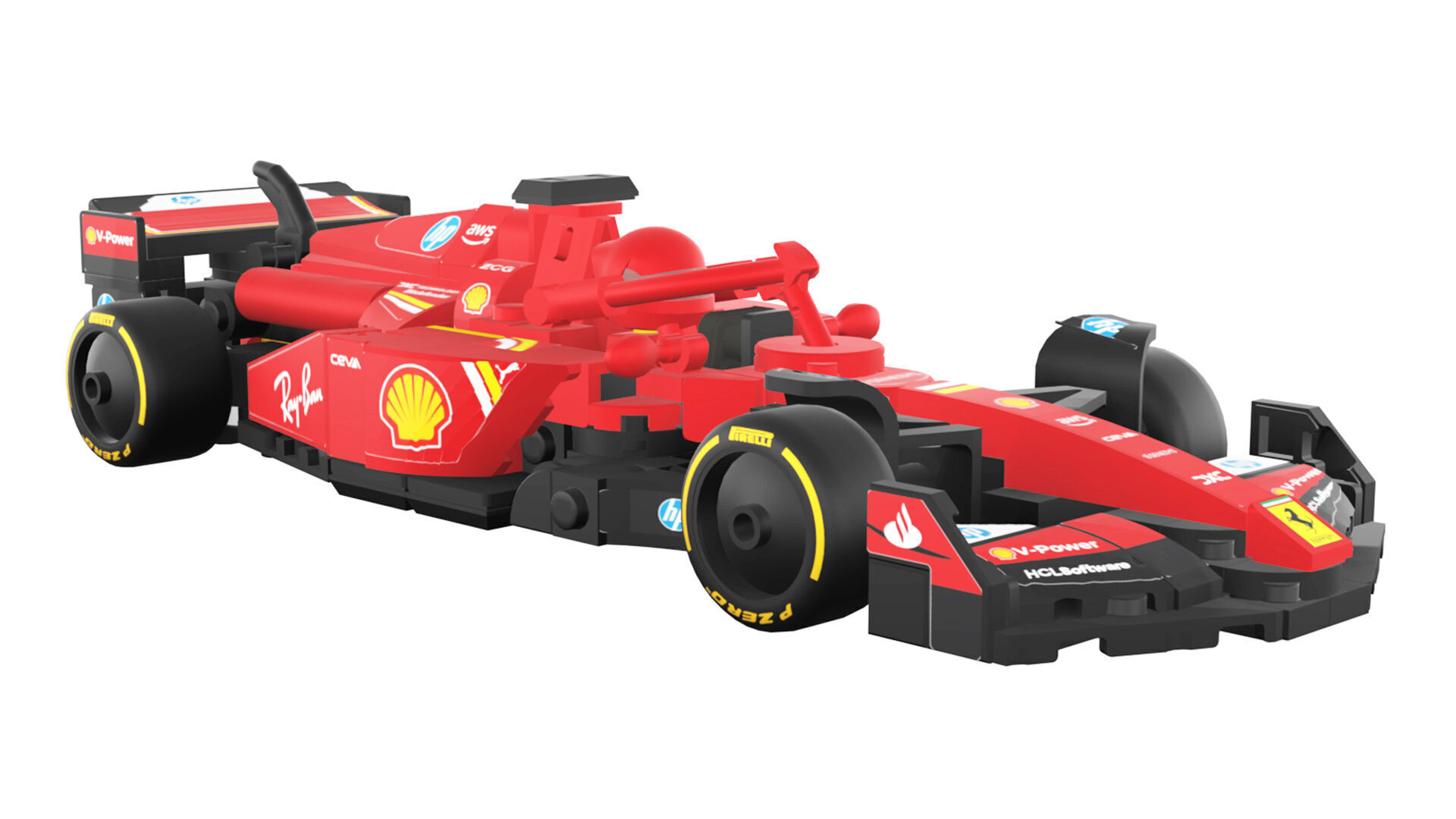 Wikibricks3D - 77242  Ferrari SF-24 --- Full Decal 3D print model_3