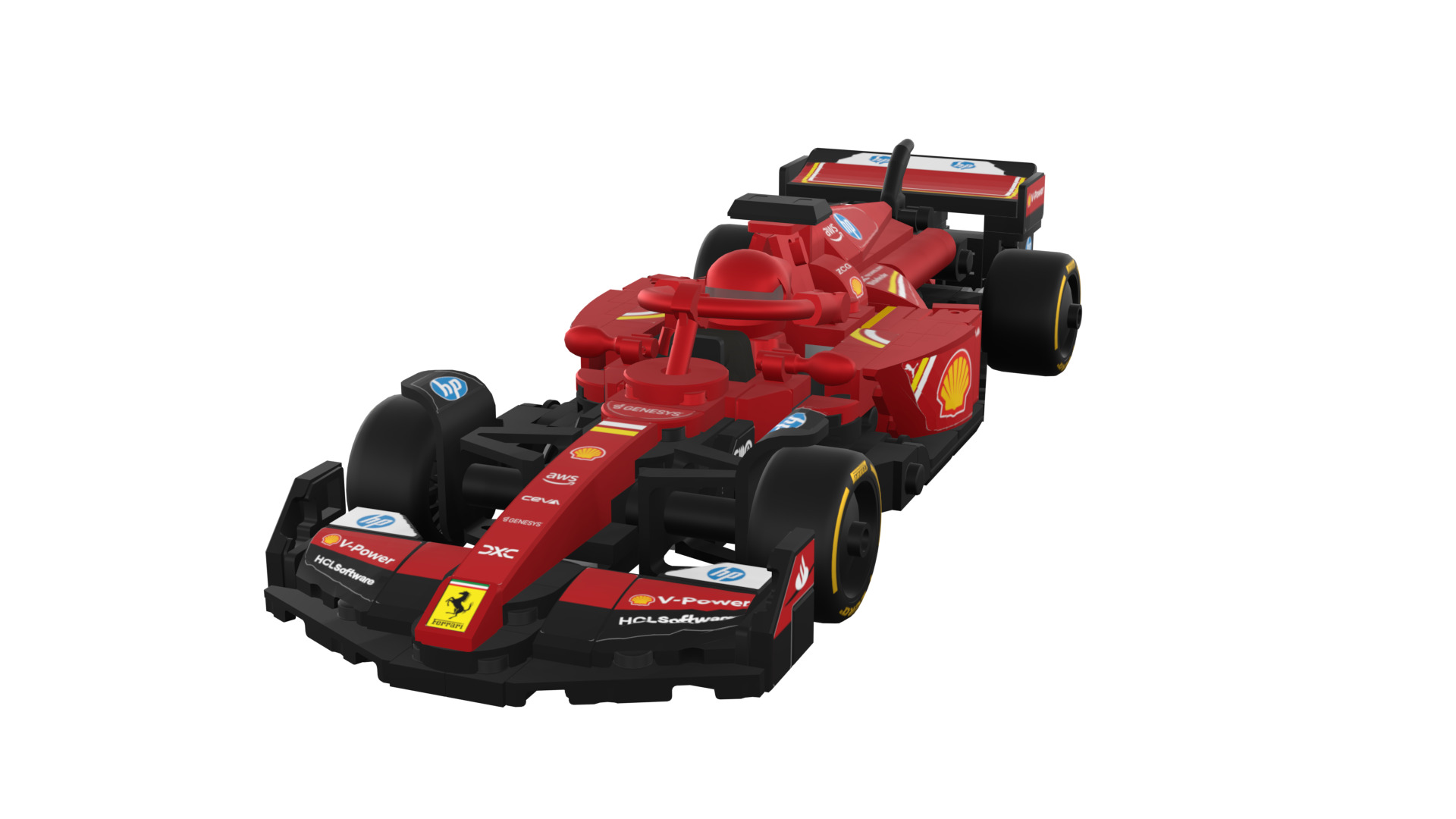 Wikibricks3D - 77242  Ferrari SF-24 --- Full Decal 3D print model_61