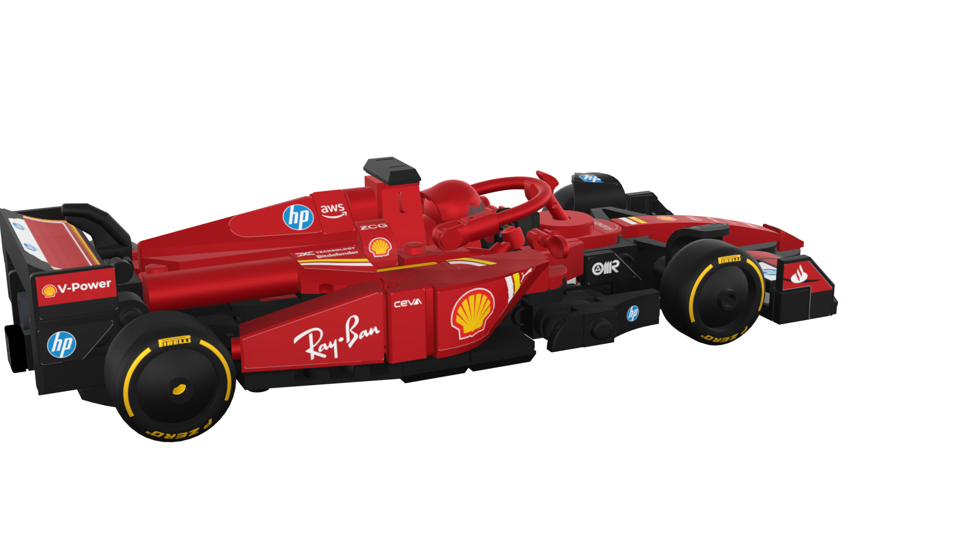 Wikibricks3D - 77242  Ferrari SF-24 --- Full Decal 3D print model_73