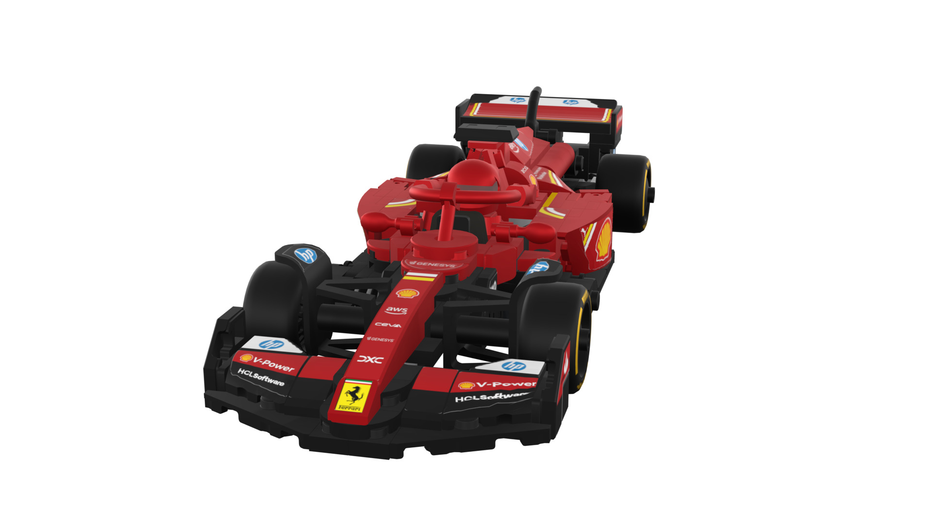 Wikibricks3D - 77242  Ferrari SF-24 --- Full Decal 3D print model_100
