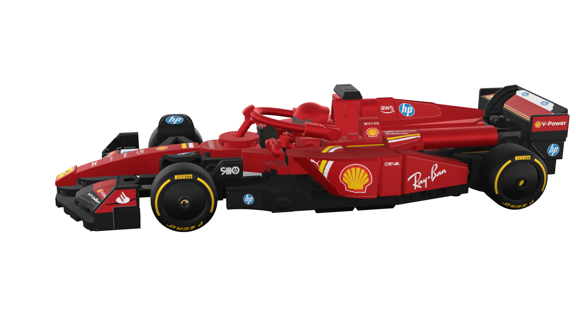 Wikibricks3D - 77242  Ferrari SF-24 --- Full Decal 3D print model_98