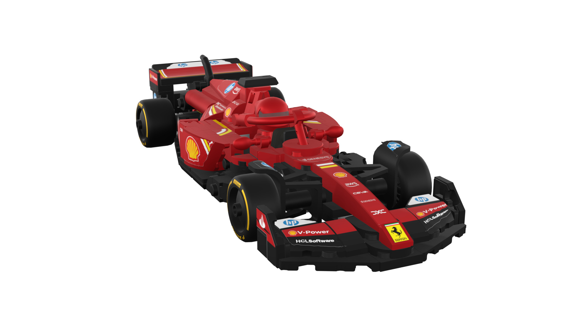 Wikibricks3D - 77242  Ferrari SF-24 --- Full Decal 3D print model_64