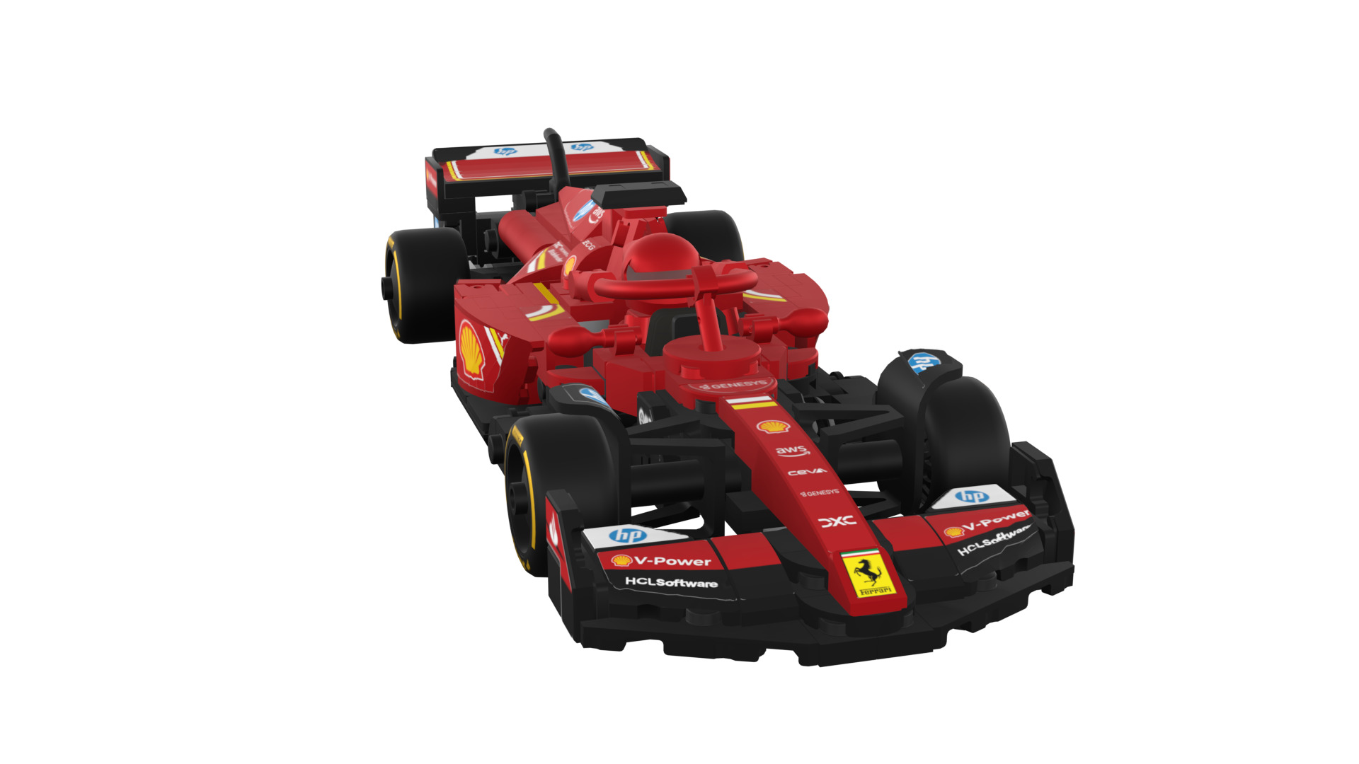 Wikibricks3D - 77242  Ferrari SF-24 --- Full Decal 3D print model_60