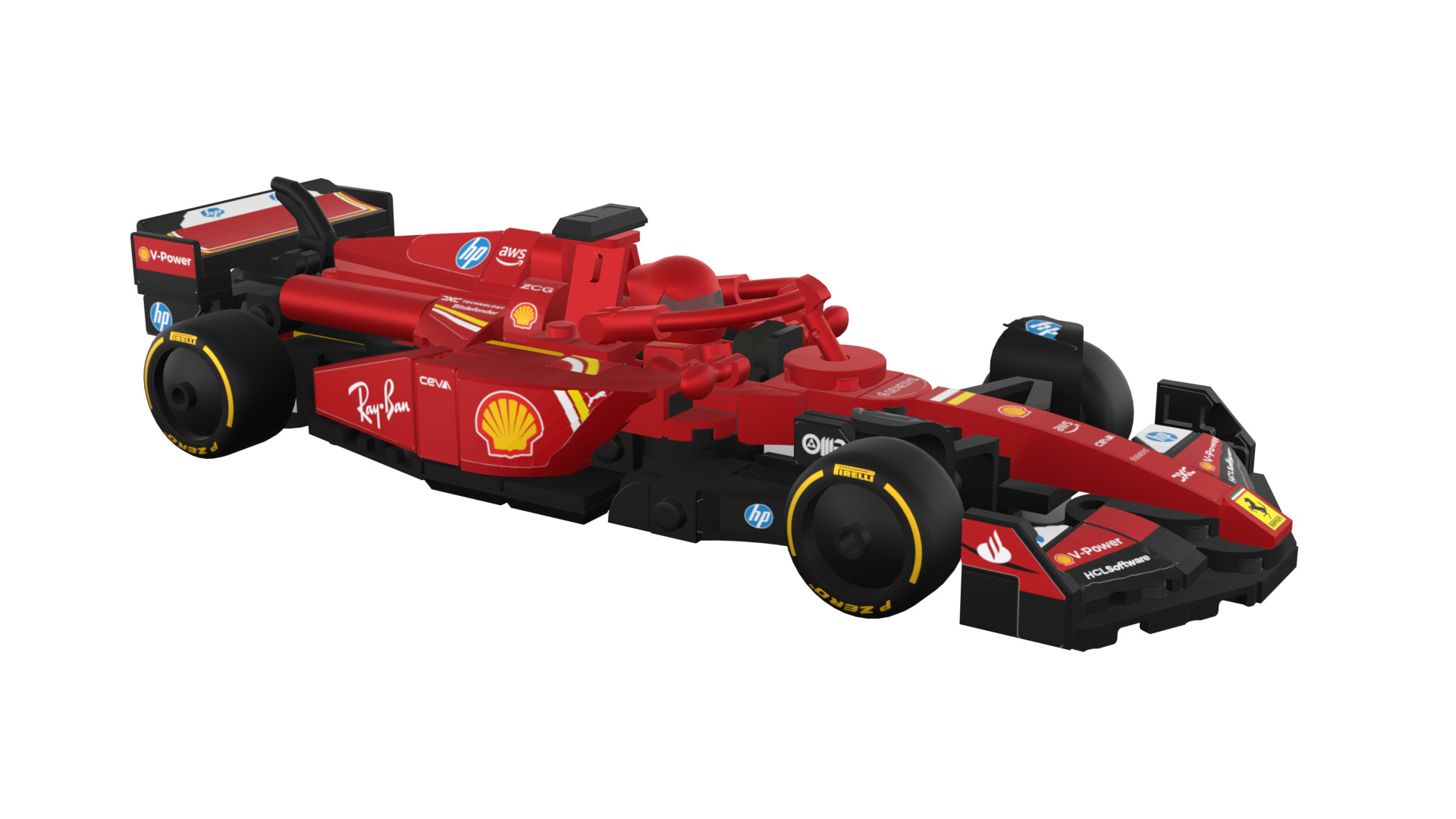 Wikibricks3D - 77242  Ferrari SF-24 --- Full Decal 3D print model_85