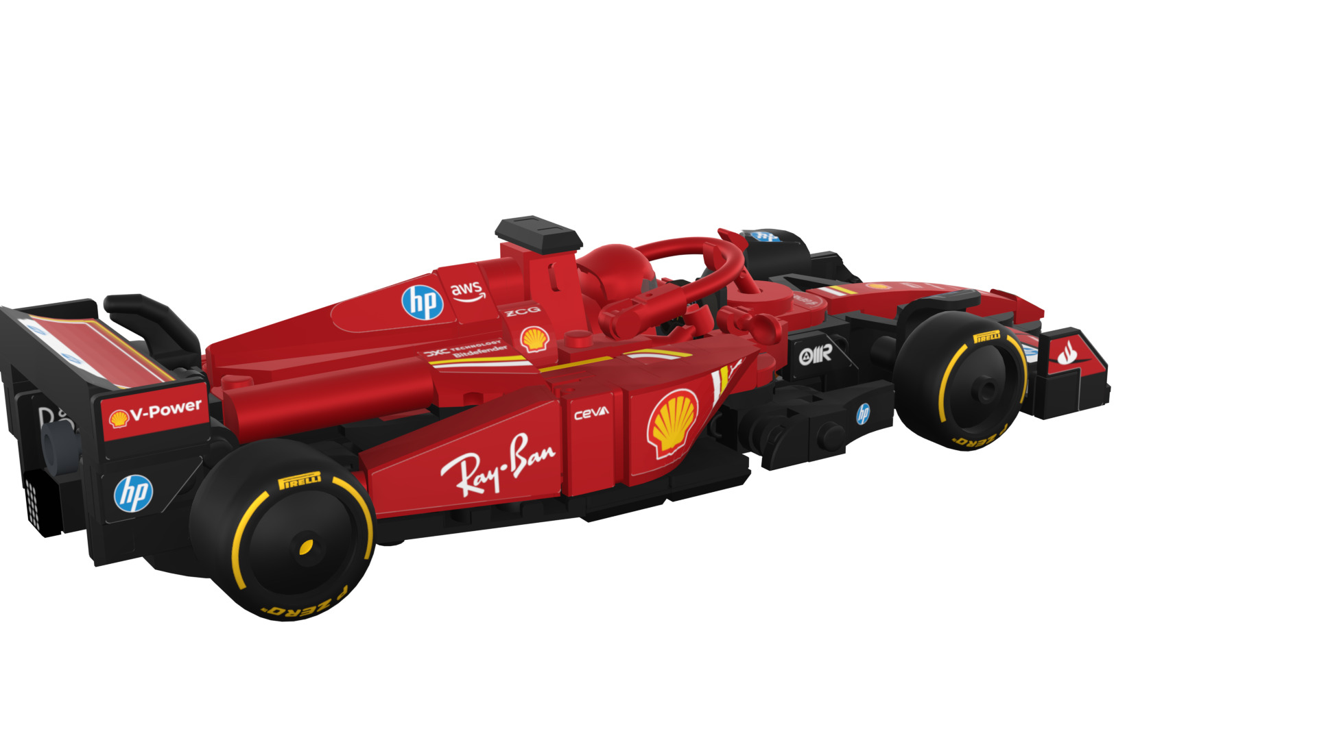 Wikibricks3D - 77242  Ferrari SF-24 --- Full Decal 3D print model_89