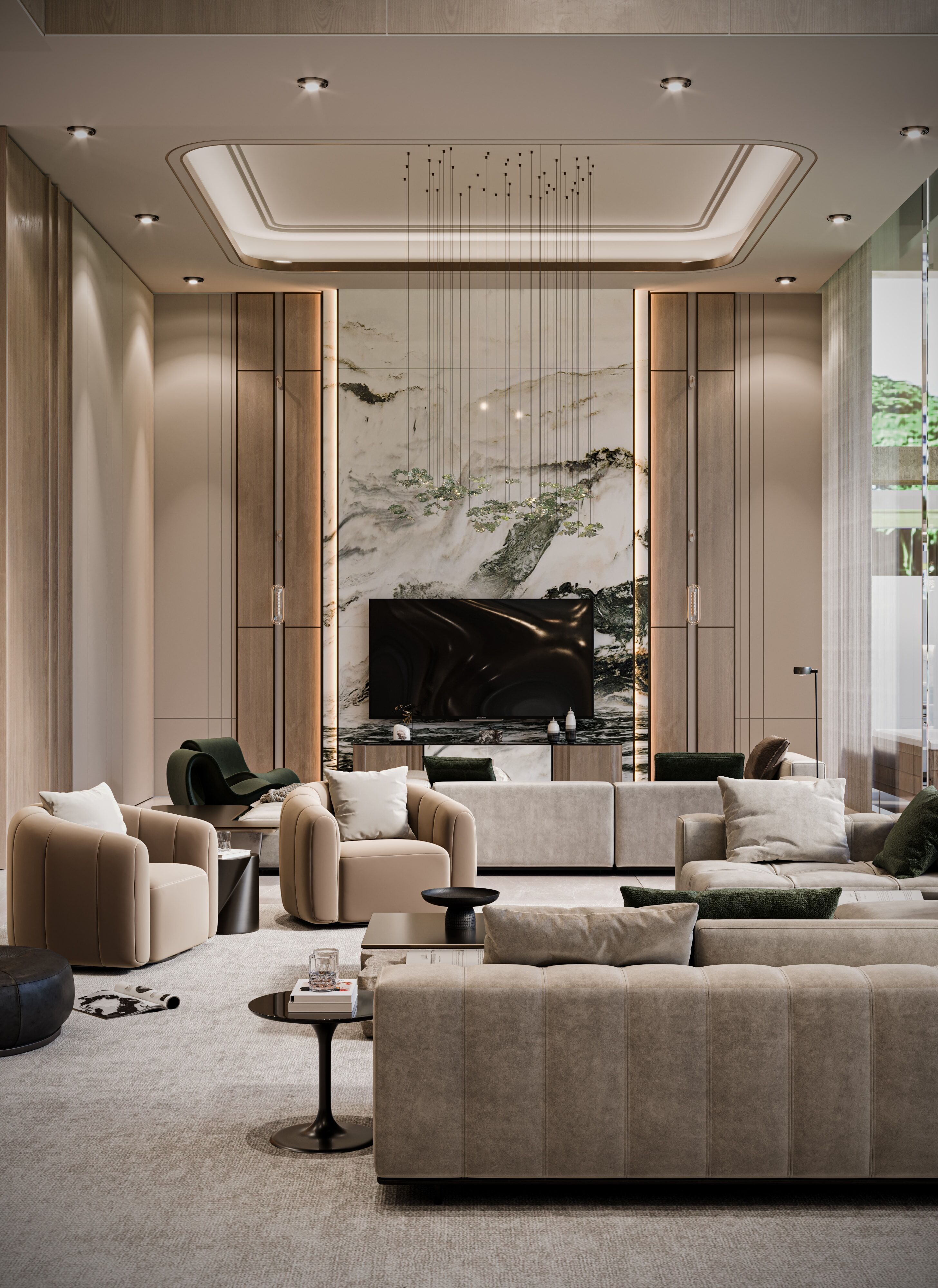 Modern Luxury Villa 3D model_8