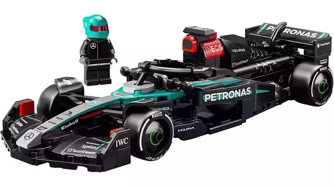 Wikibricks3D - 77244  Mercedes-AMG PETRONAS F1 --- Full Decal