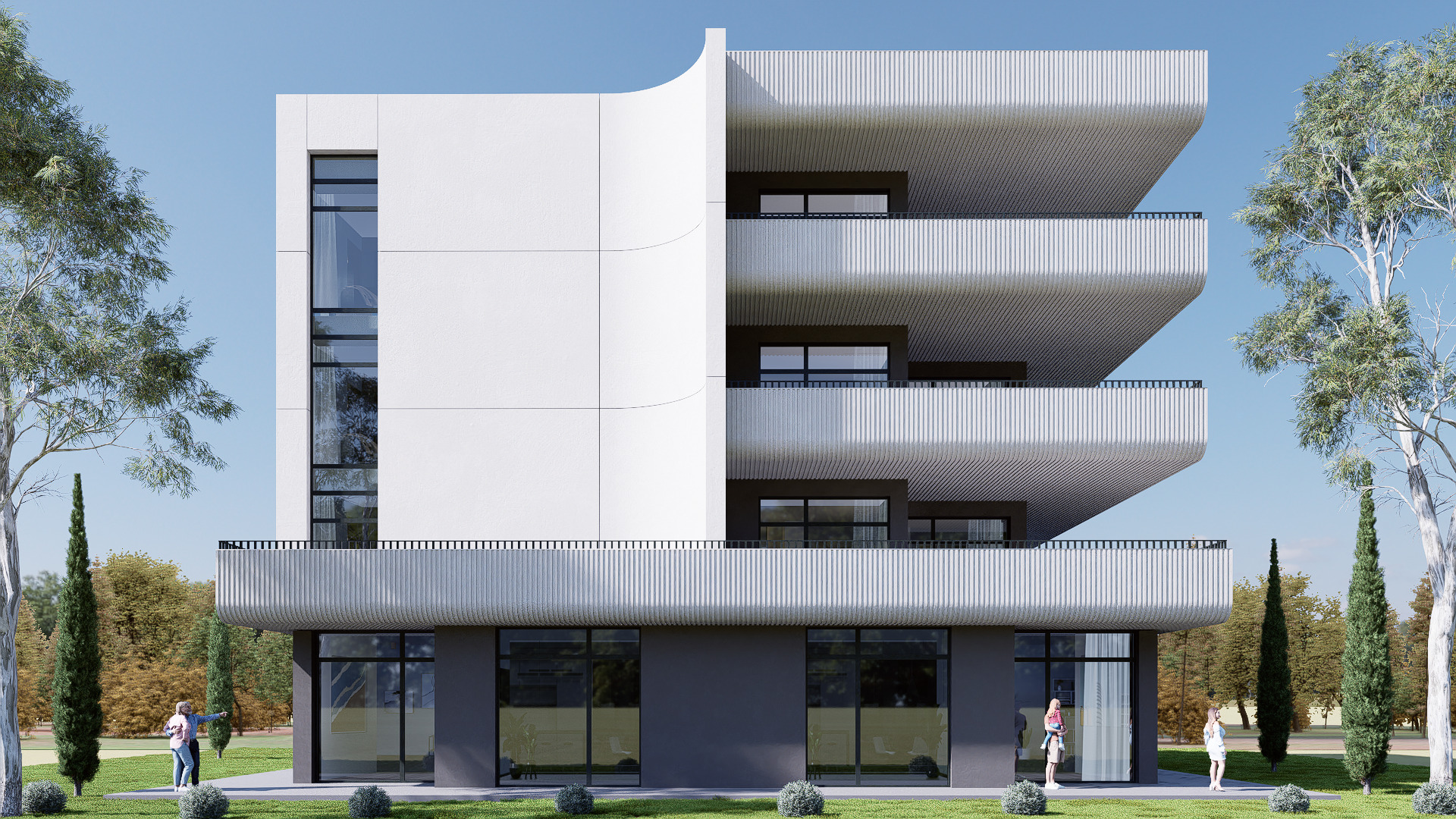 apartment Low-poly 3D model_1