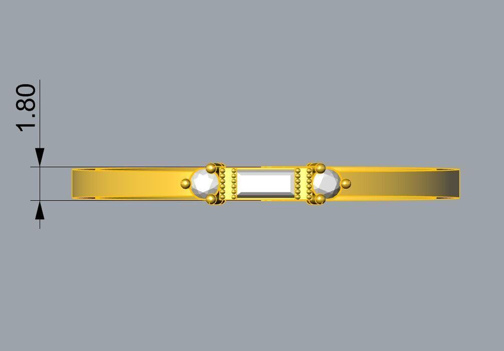 Minimal Ring 3D print model_2