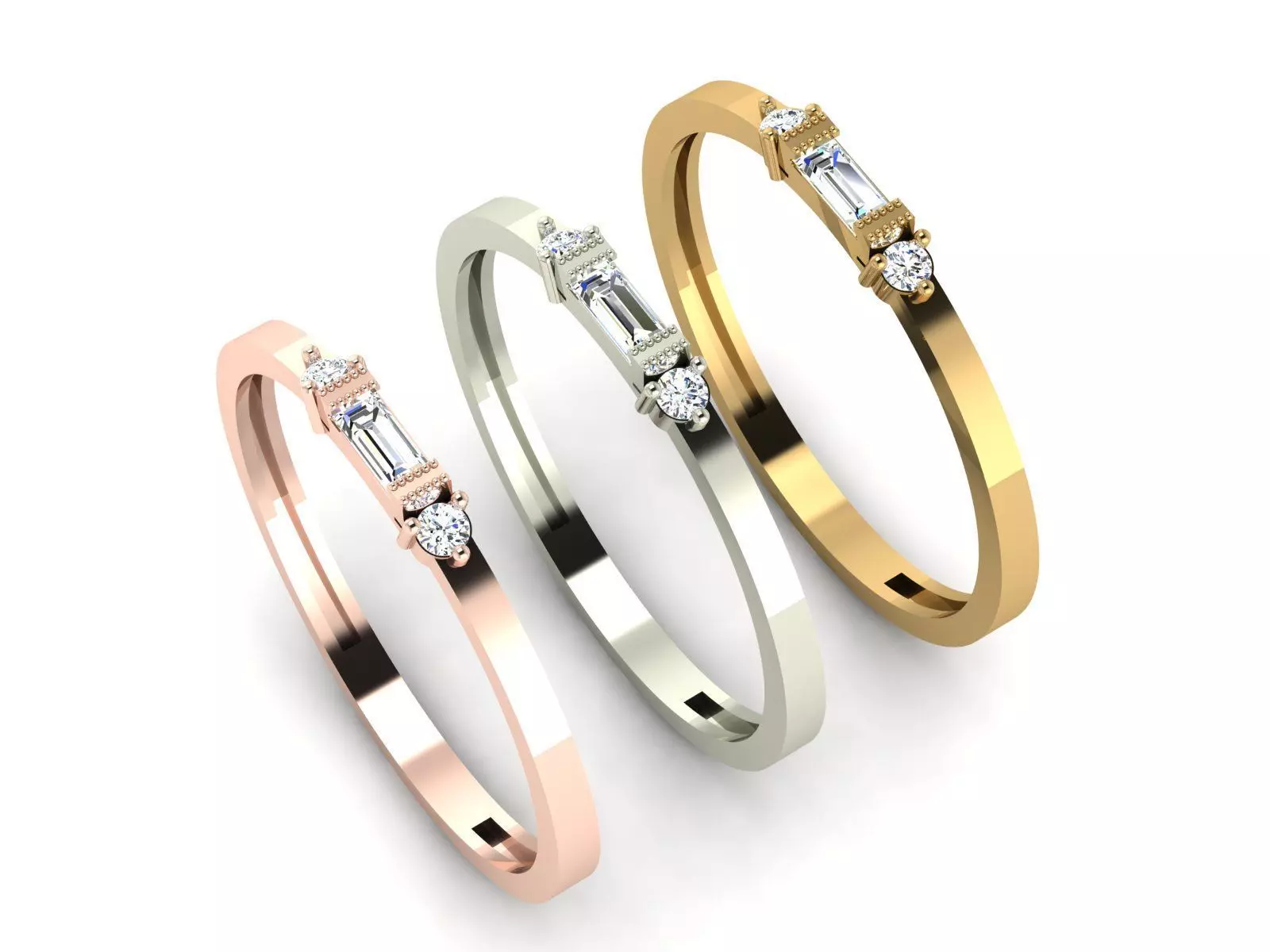 Minimal Ring 3D print model_0