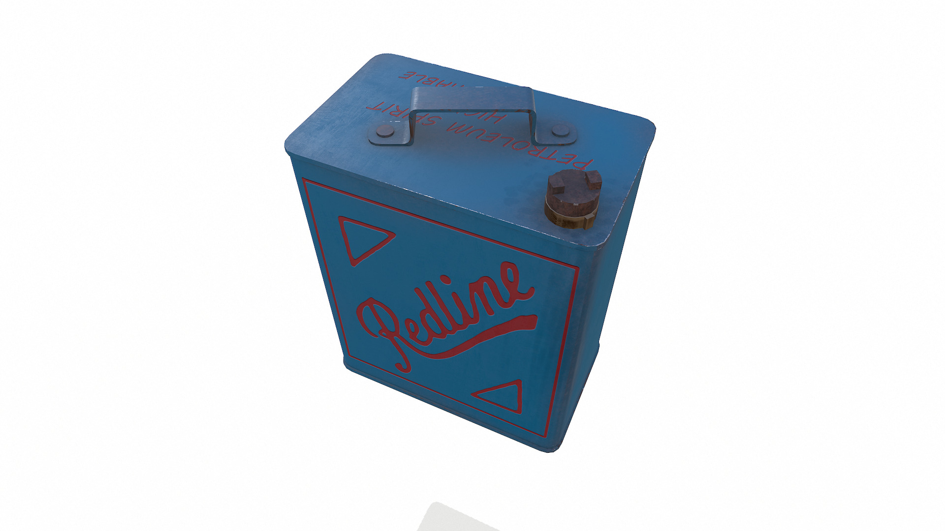 Old Vintage Electric Generator Low-Poly PBR Low-poly 3D model_7