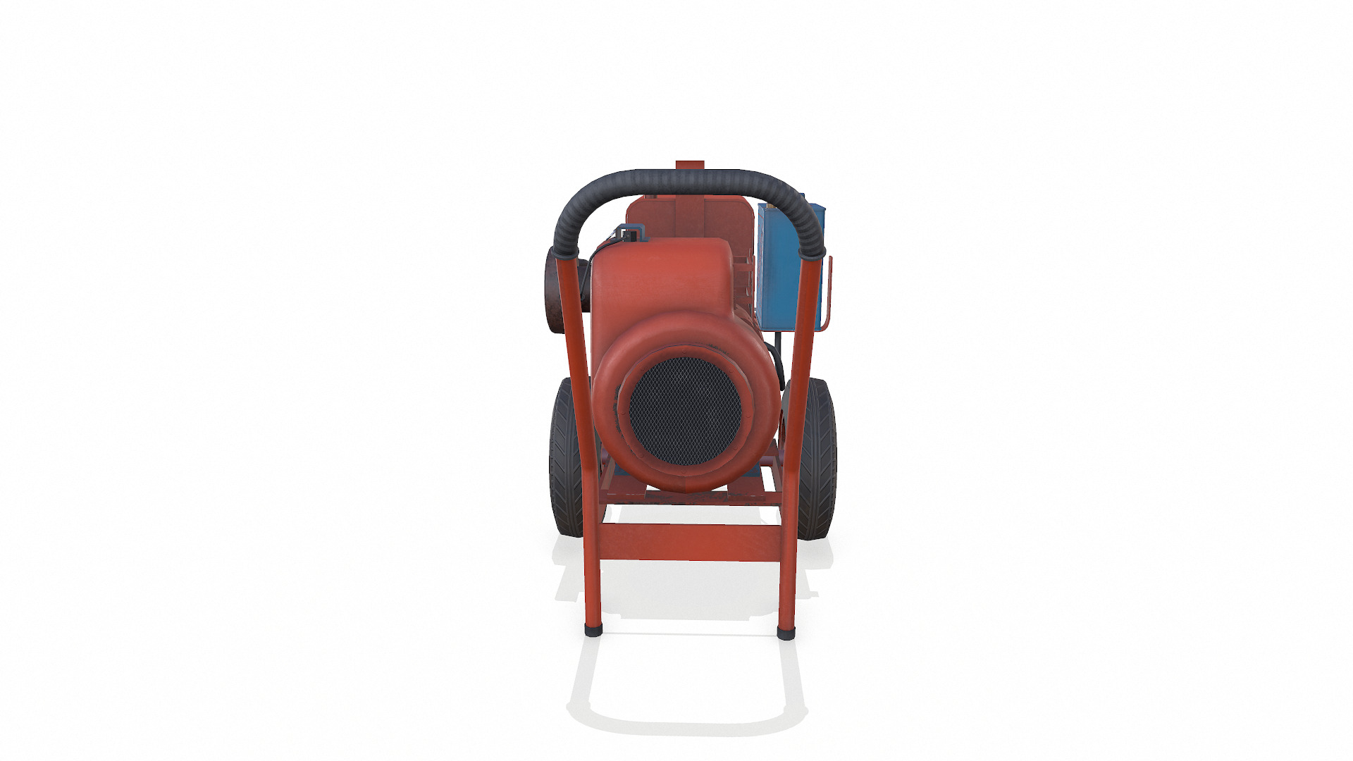 Old Vintage Electric Generator Low-Poly PBR Low-poly 3D model_9