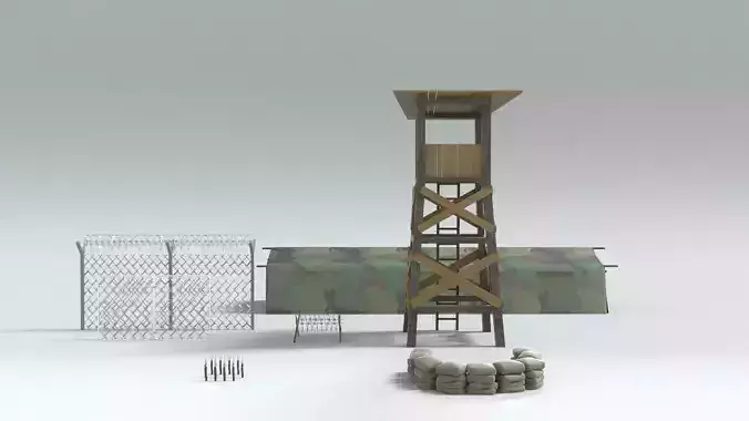 laos Game Guard Tower Control Point