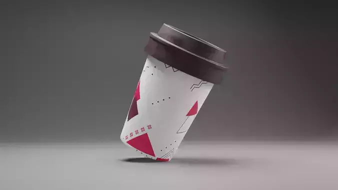 Coffee Cup 3D Model - Stylish Disposable Cup 3D model