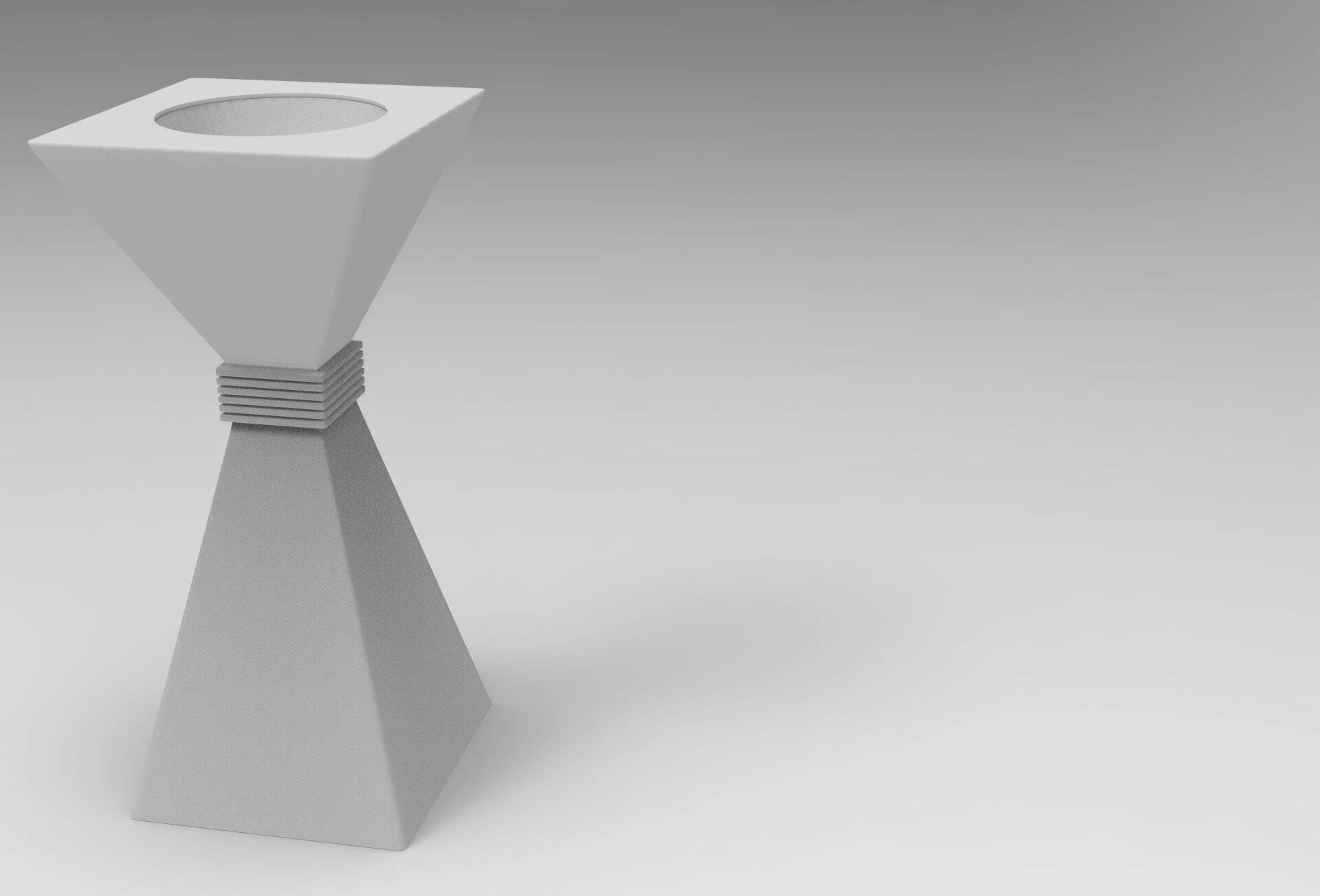 Feqq Plant Pot Low-poly 3D model_7