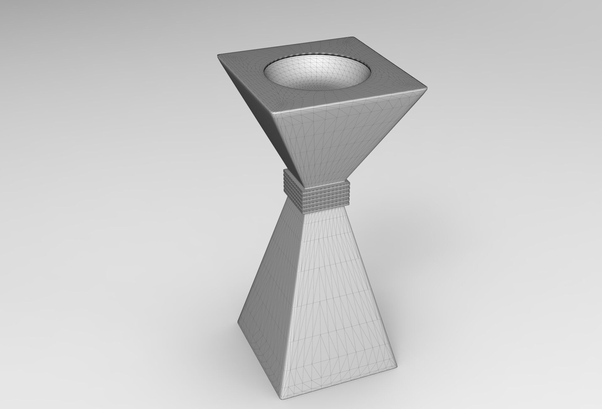 Feqq Plant Pot Low-poly 3D model_5