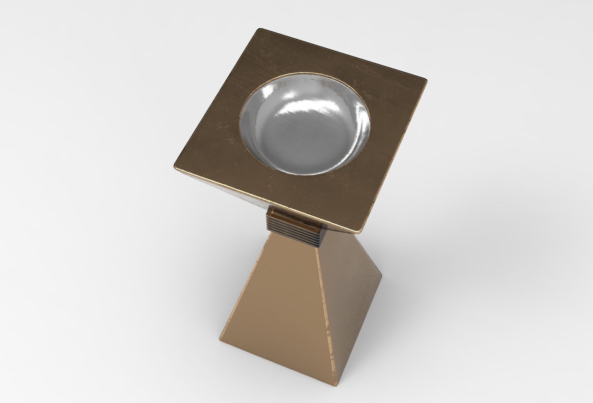 Feqq Plant Pot Low-poly 3D model_1