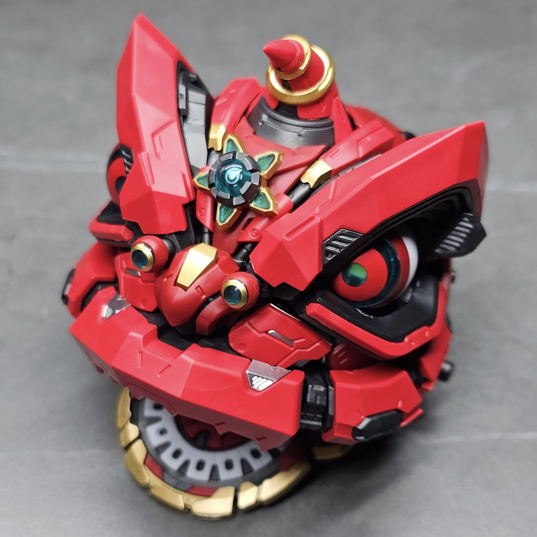 LION DANCE ROBOT X GUNDAM 3D print model_1