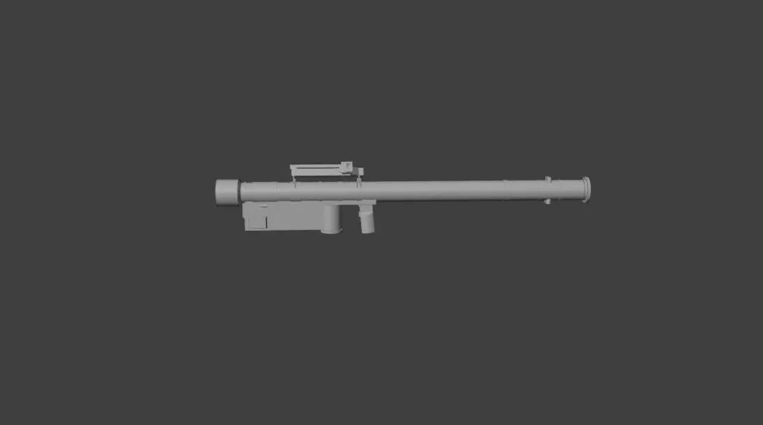 FIM-92 Stinger Free low-poly 3D model