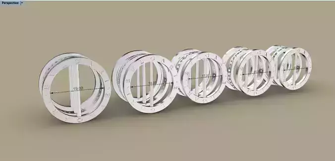 Bvlgari B1zero Rings With Gems 5 Sizes