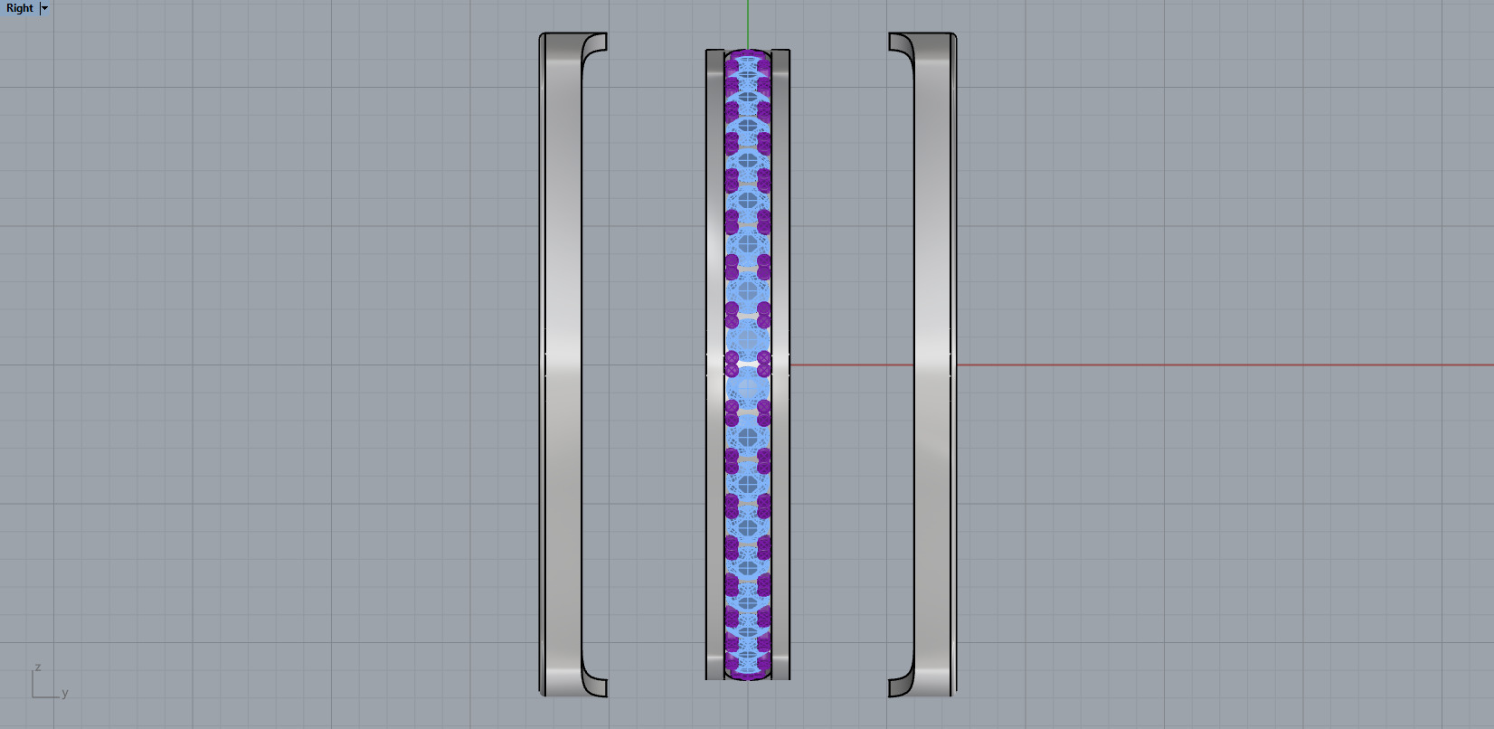 Bvlgari B1zero Rings With Gems 5 Sizes 3D print model_9