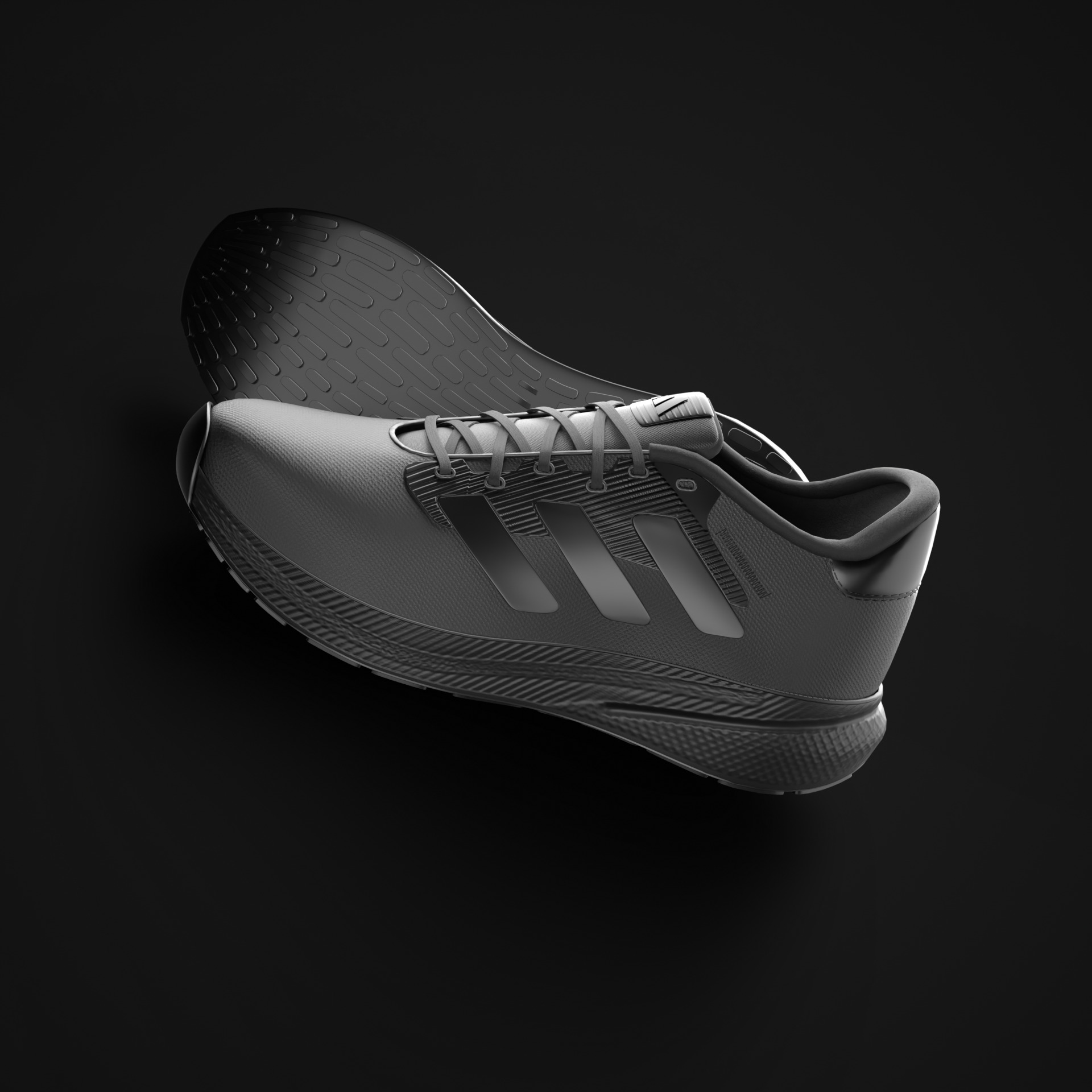 Running Sneakers 3D model_4