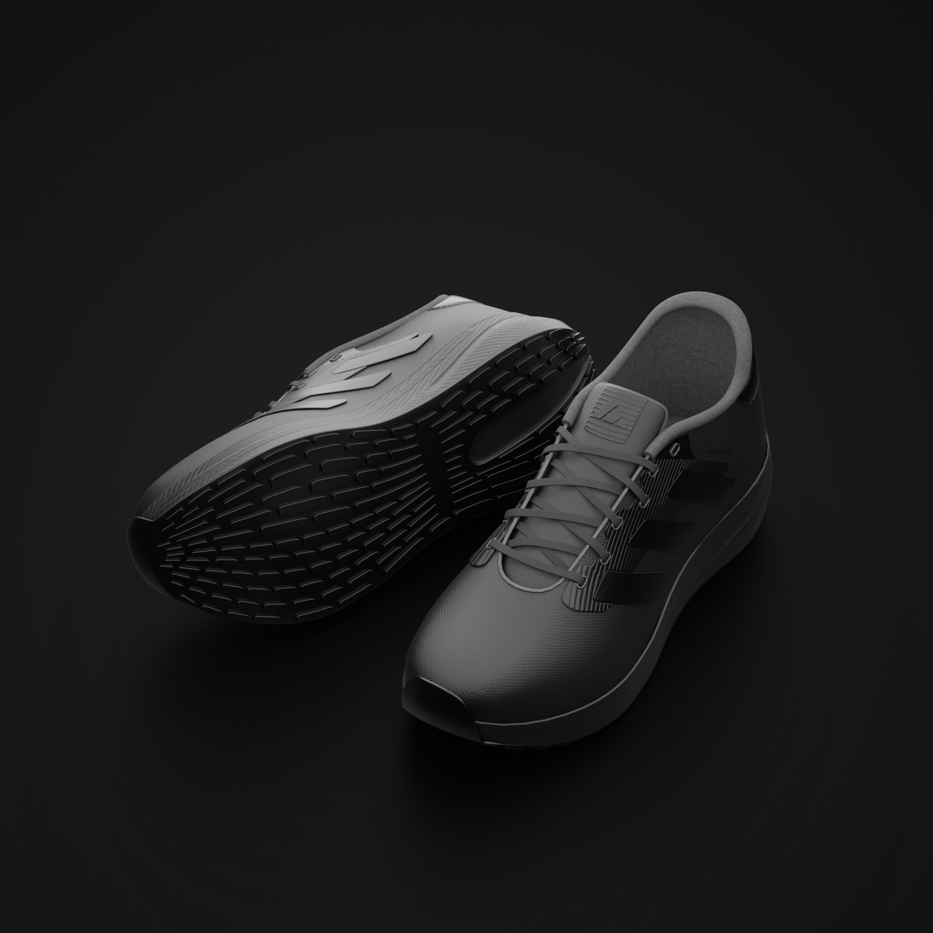 Running Sneakers 3D model_1