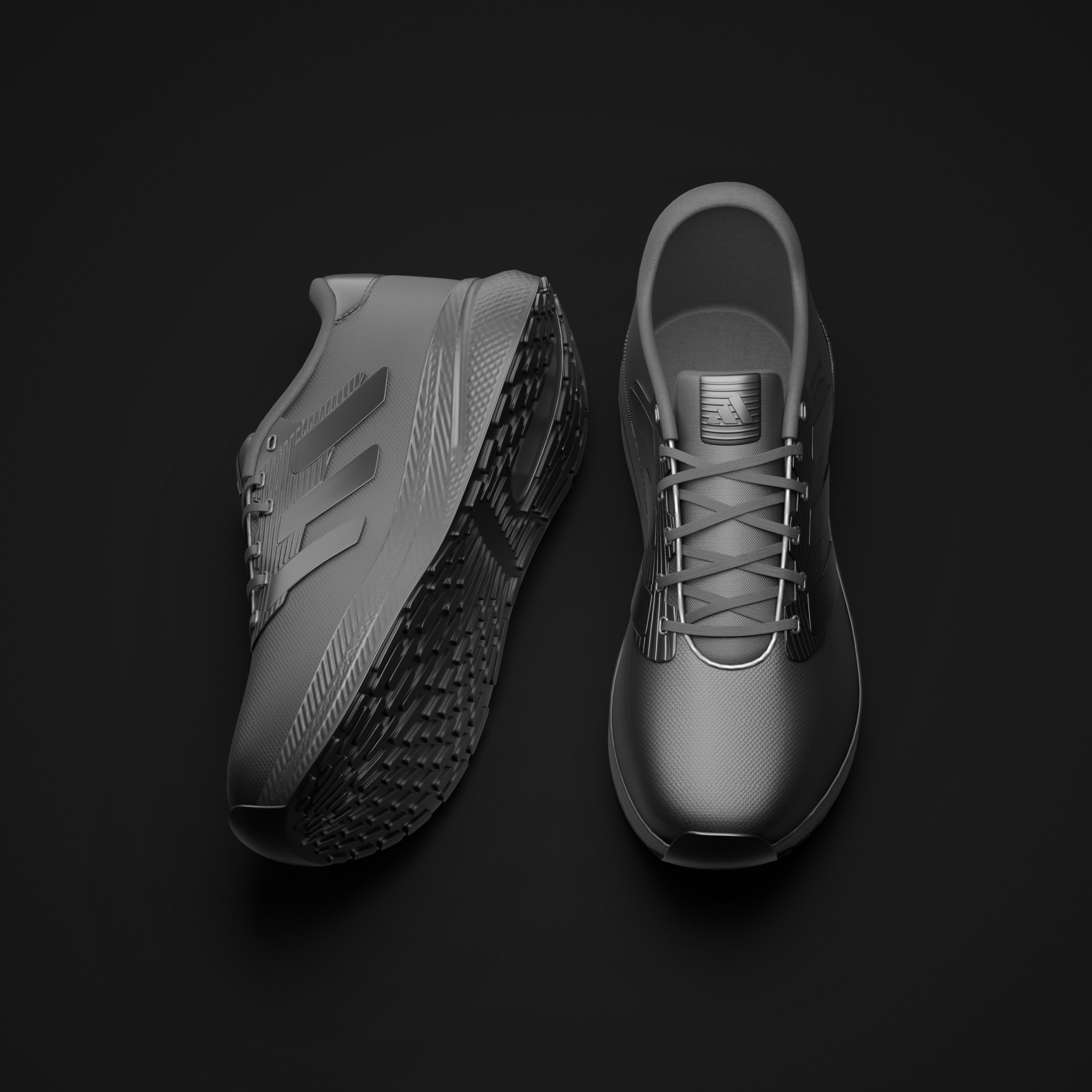 Running Sneakers 3D model_2