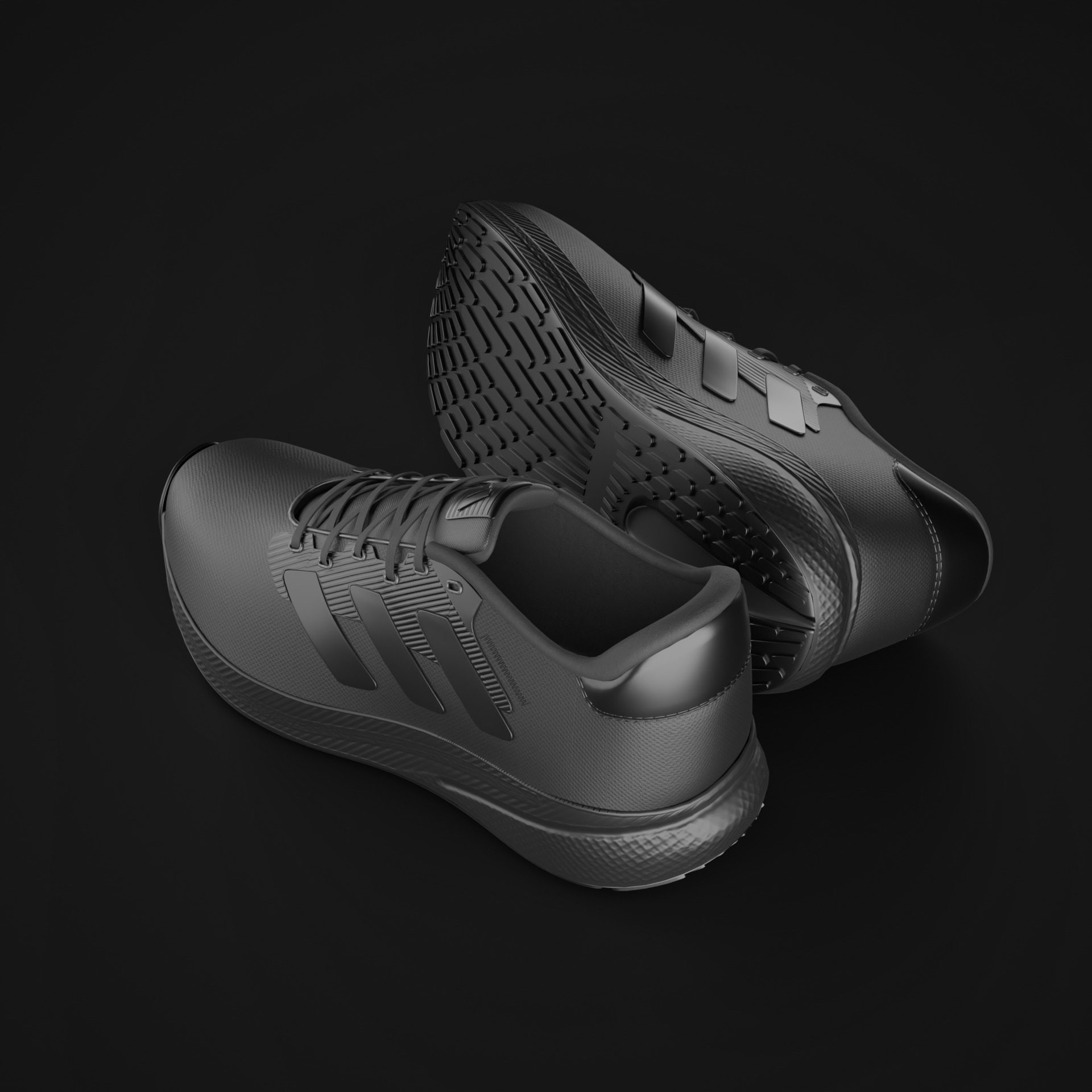 Running Sneakers 3D model_3