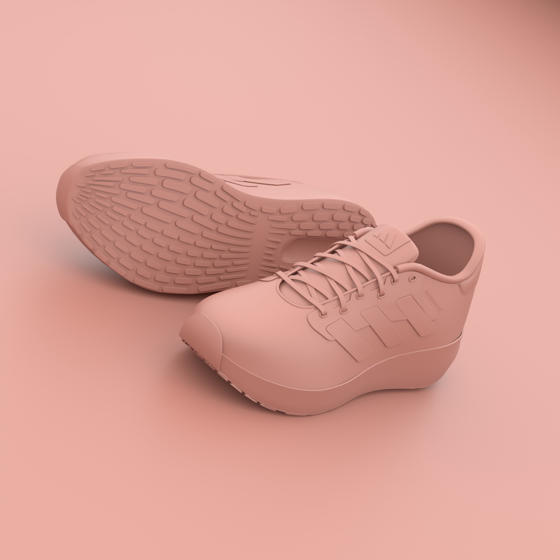Running Sneakers 3D model_8