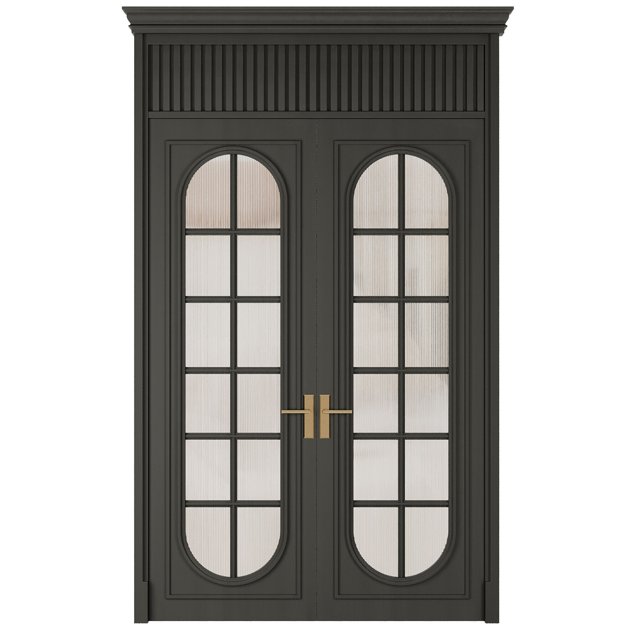 Entrance door set189 3D model_1