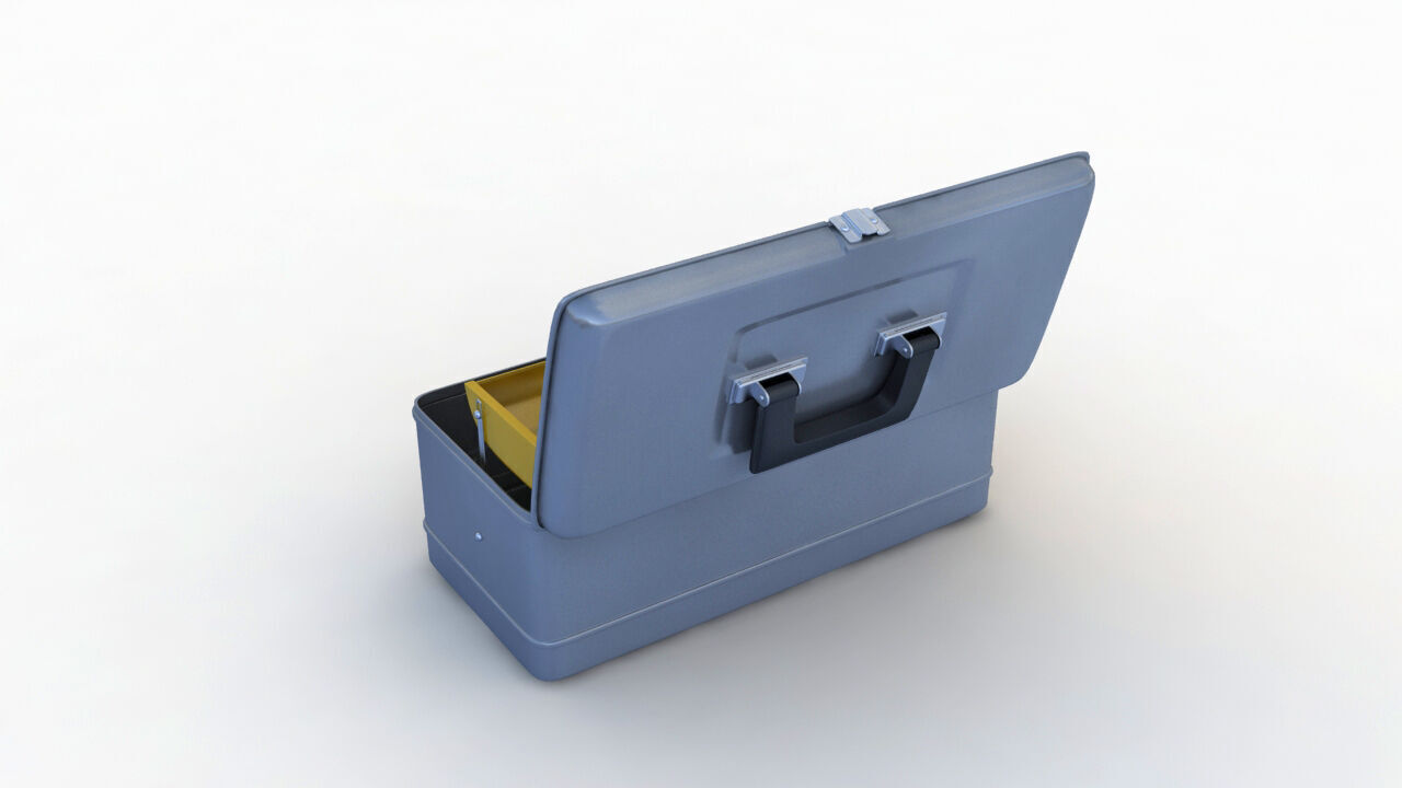 Folding Tool Box 3D model_6
