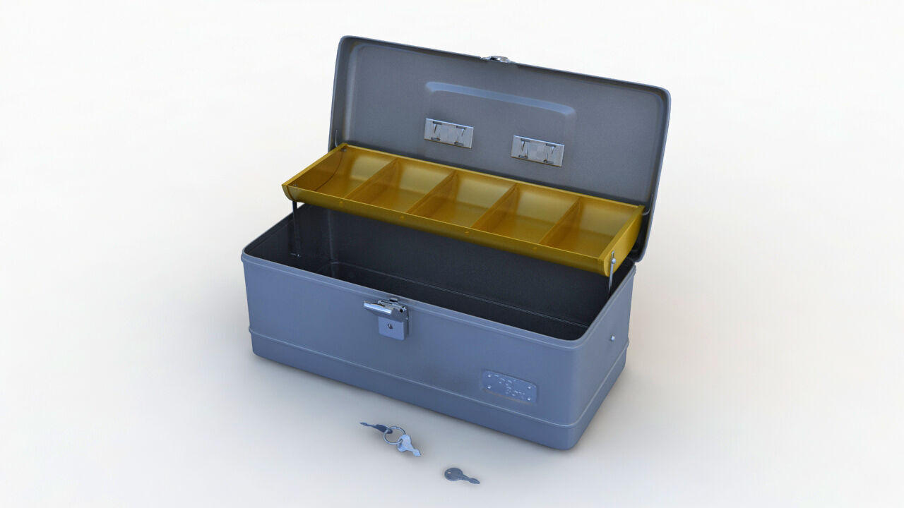 Folding Tool Box 3D model_2