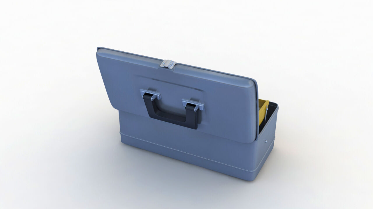 Folding Tool Box 3D model_8