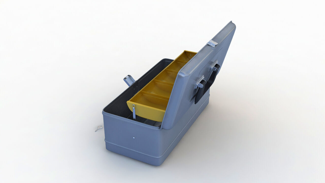 Folding Tool Box 3D model_5