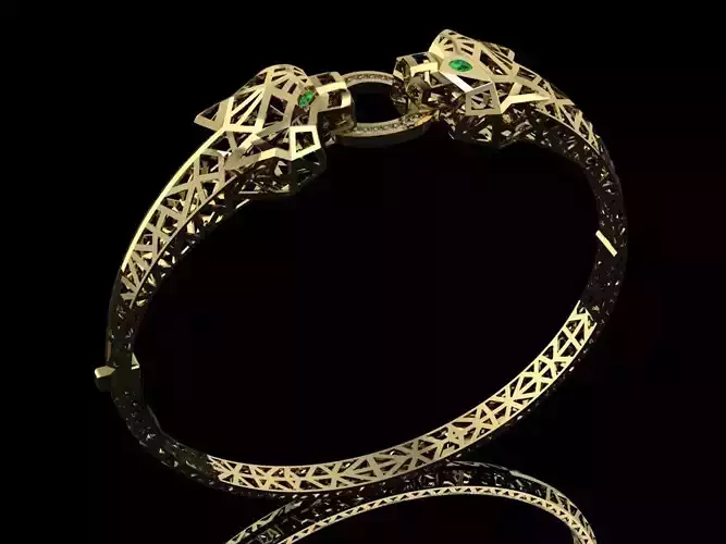 Panther Bracelet Brand Gold 