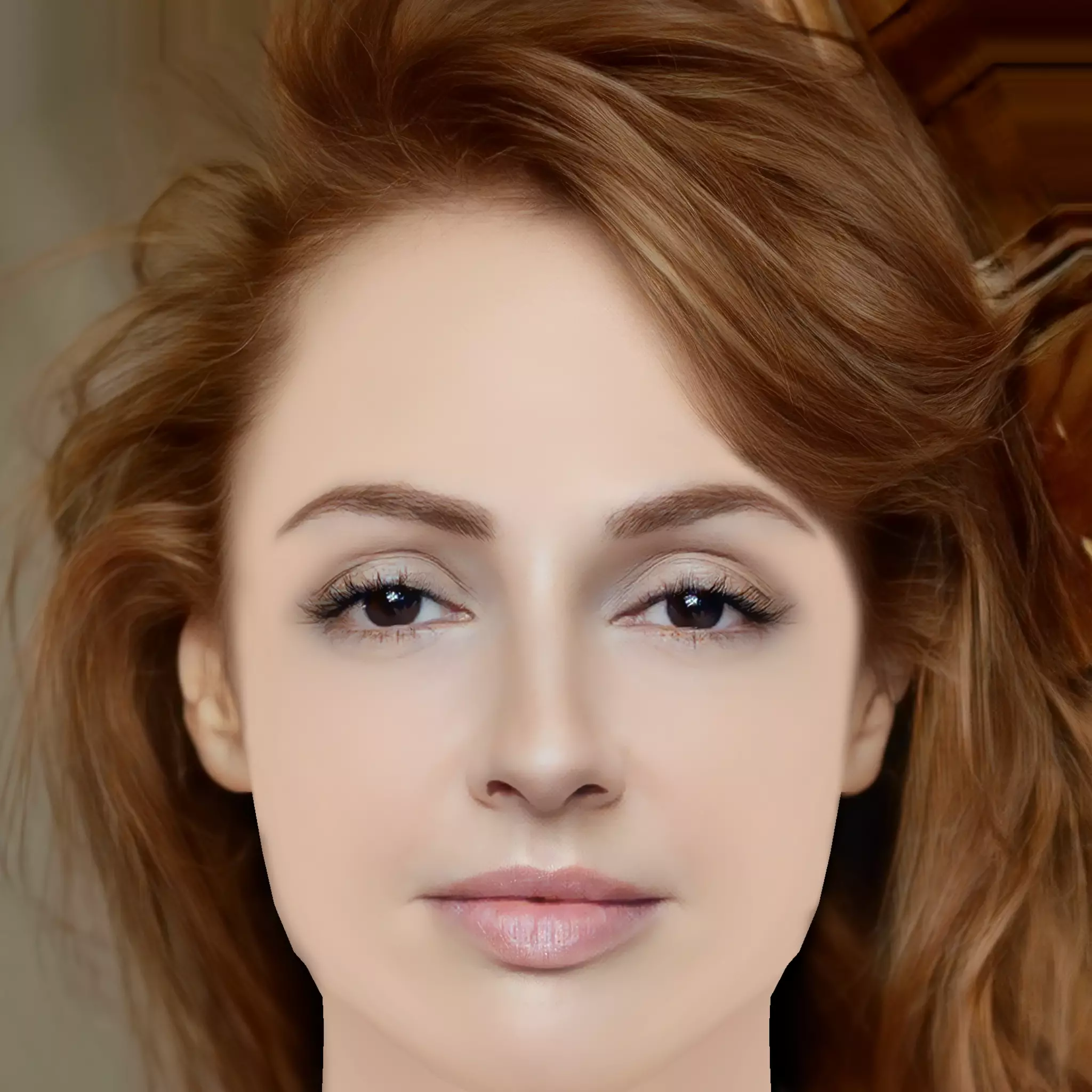 Cristina Castano Head - No Hair - Low poly head for game Low-poly 3D model